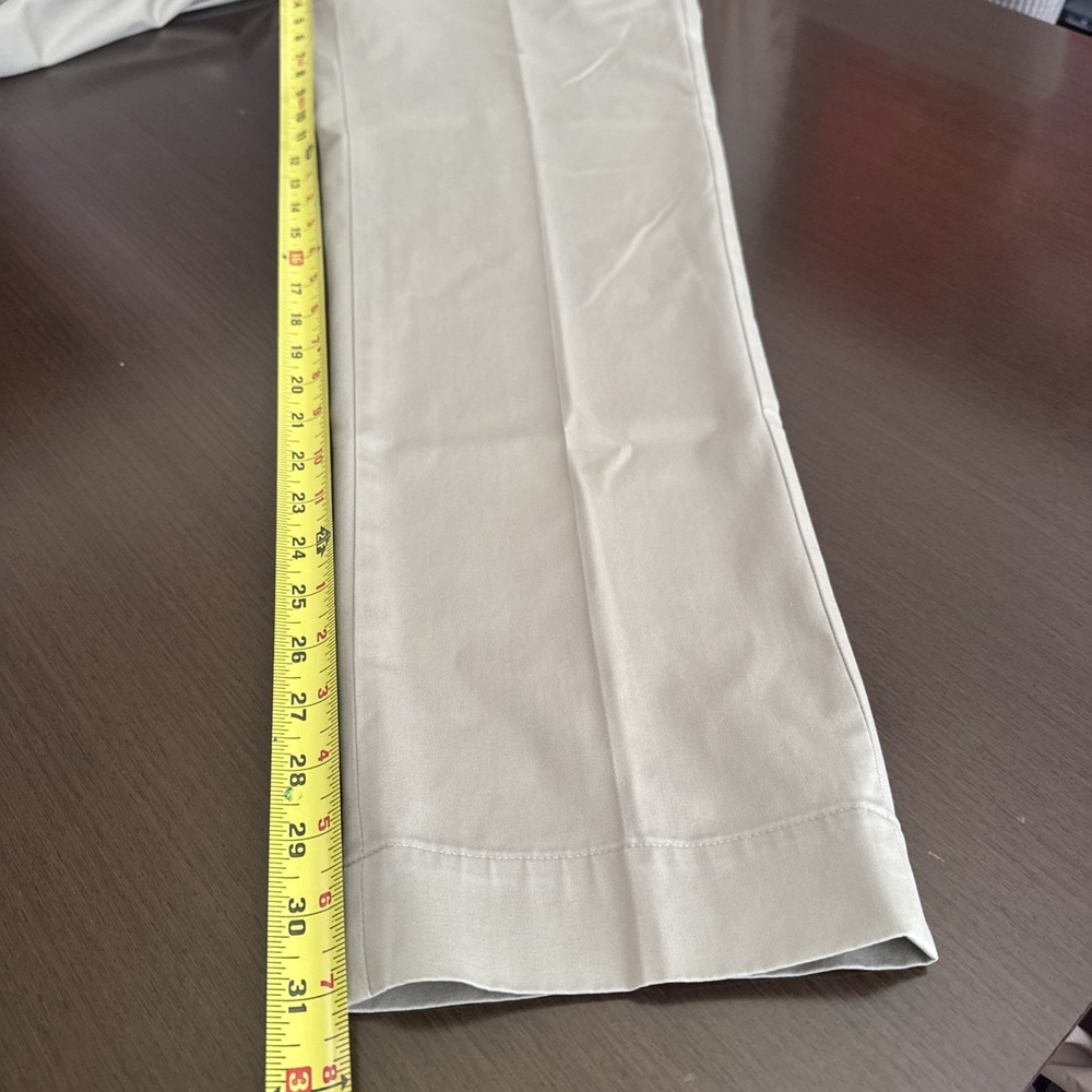 Brooks Brothers Advantage Chino Stretch Clark Fit Beige Men's Pant Size 35x 32 - Picture 5 of 10